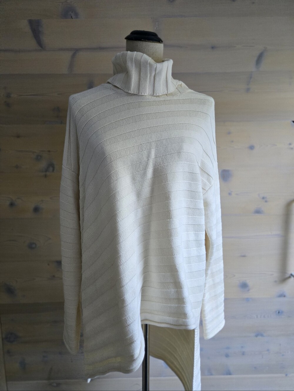 Free People Beach Asymmetrical Versa Tunic Ribbed Sweater XS